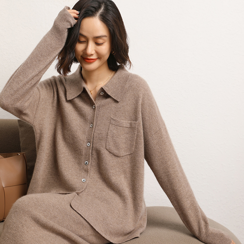 Autumn Women's Cardigan 100% C - огляд і ціна Wool Coat Peacoat