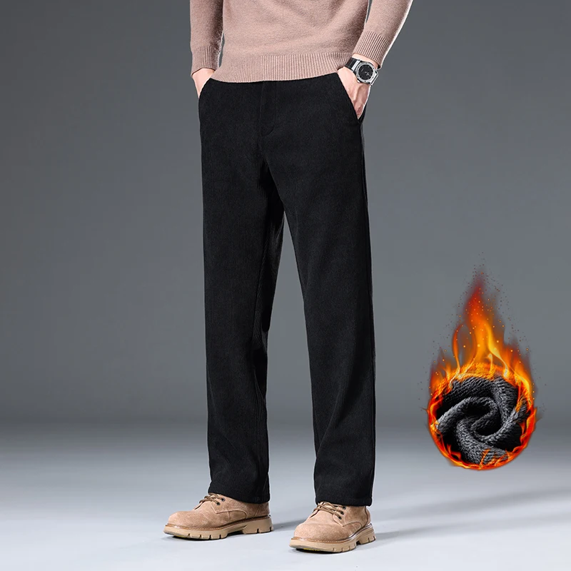 Russia Winter Men's Fleece Cor - огляд і ціна Corduroy Pant Warm