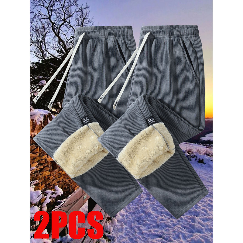 Padded Sweatpants 2-Pack Cordu - огляд і ціна Corduroy Pant Warm