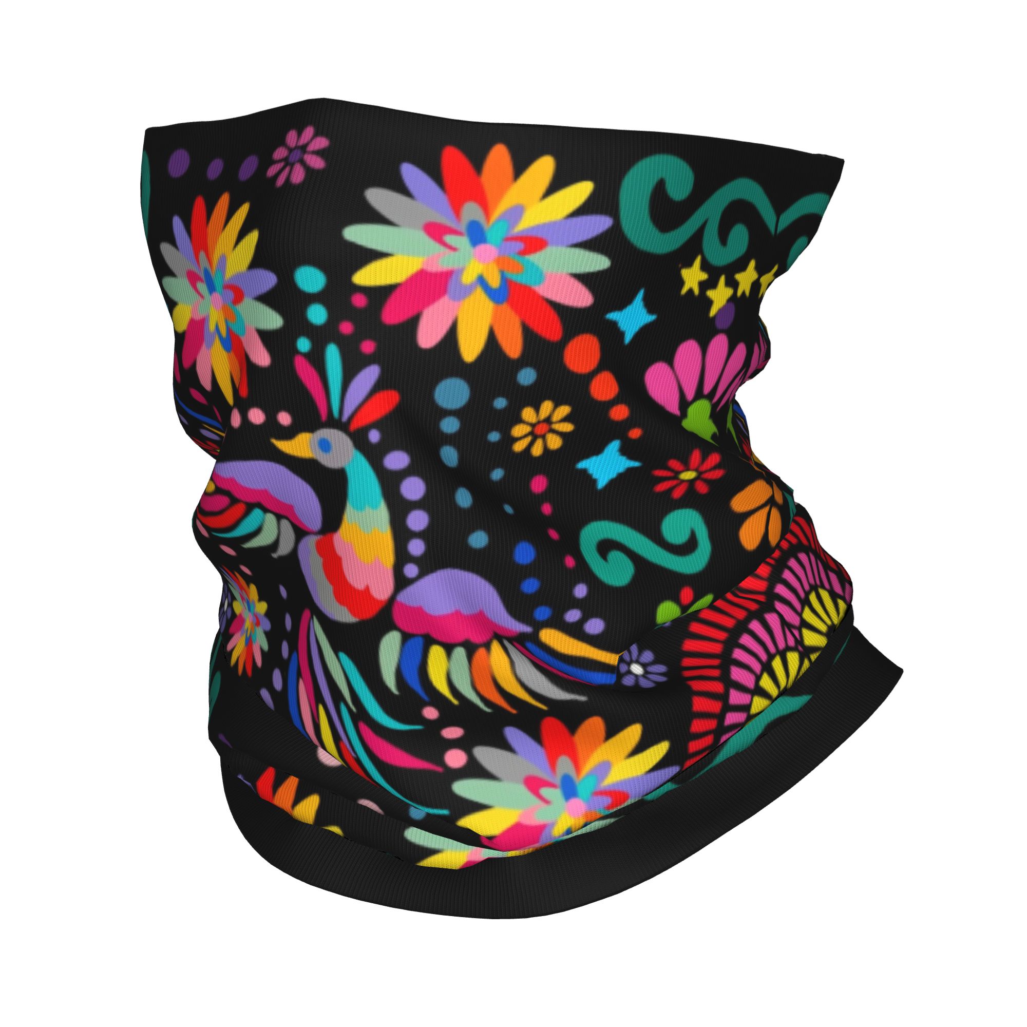 Custom Mexican Floral Flower T - огляд і ціна Neck Gaiter Fleece
