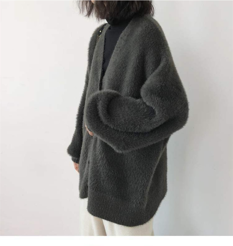 Imitation Mink Fleece Sweater  - огляд і ціна Wool Coat Peacoat