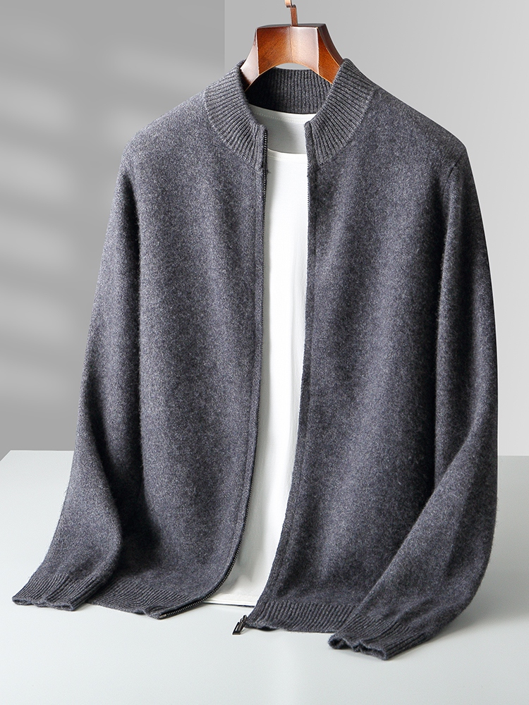 100% Merino Wool Men's Knitwea - огляд і ціна Wool Coat Peacoat