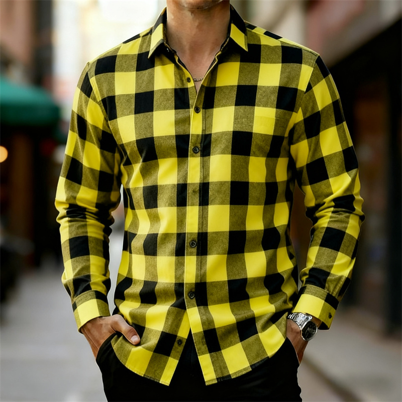 Men's Classic Red and Black Pl - огляд і ціна Flannel Shirt Lined