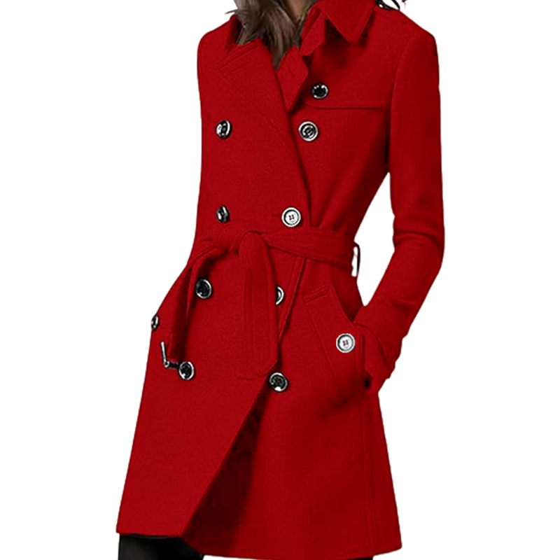 Women's Trench Coat Wool Blend - огляд і ціна Wool Coat Peacoat