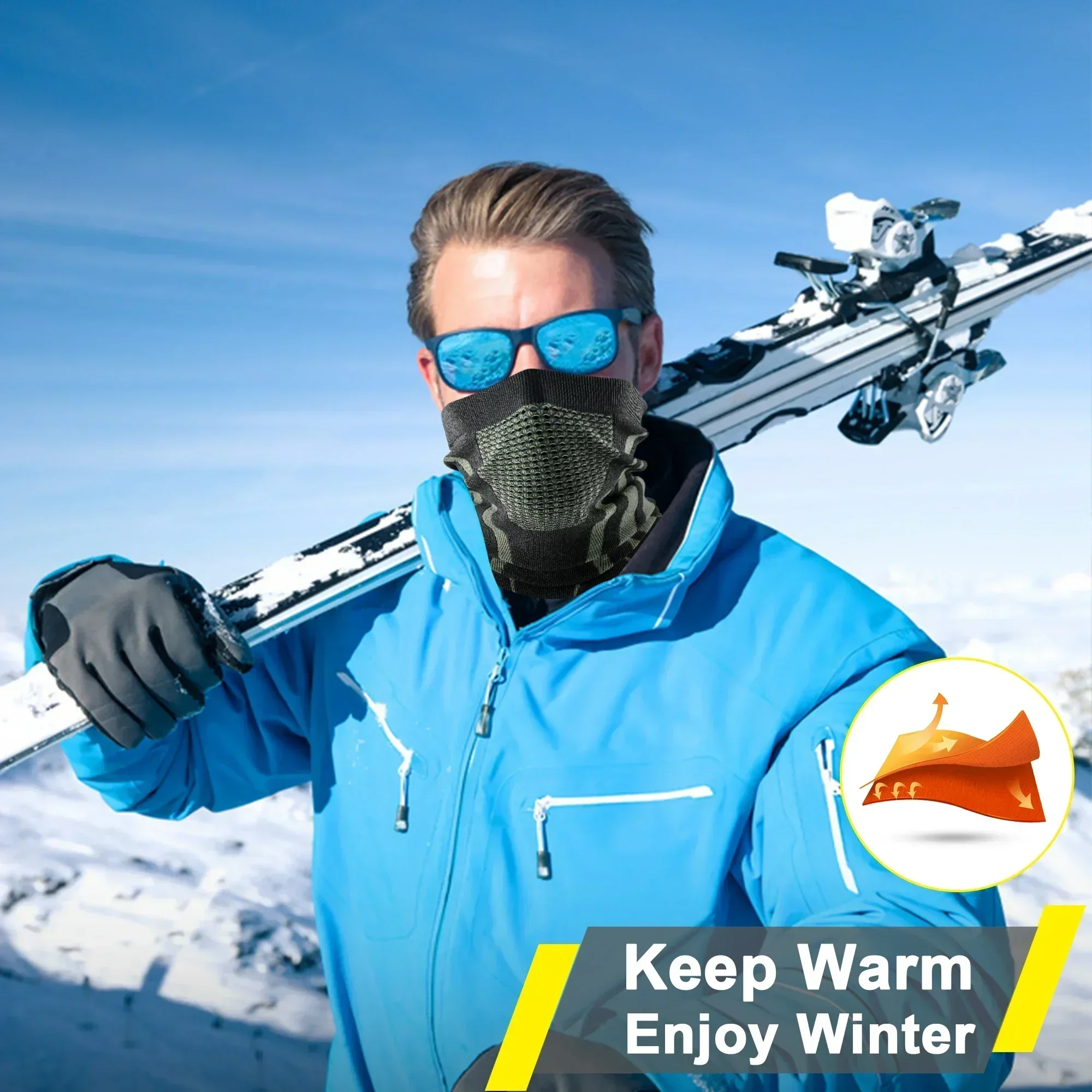Winter Ring Tube Soft Bandana  - огляд і ціна Neck Gaiter Fleece